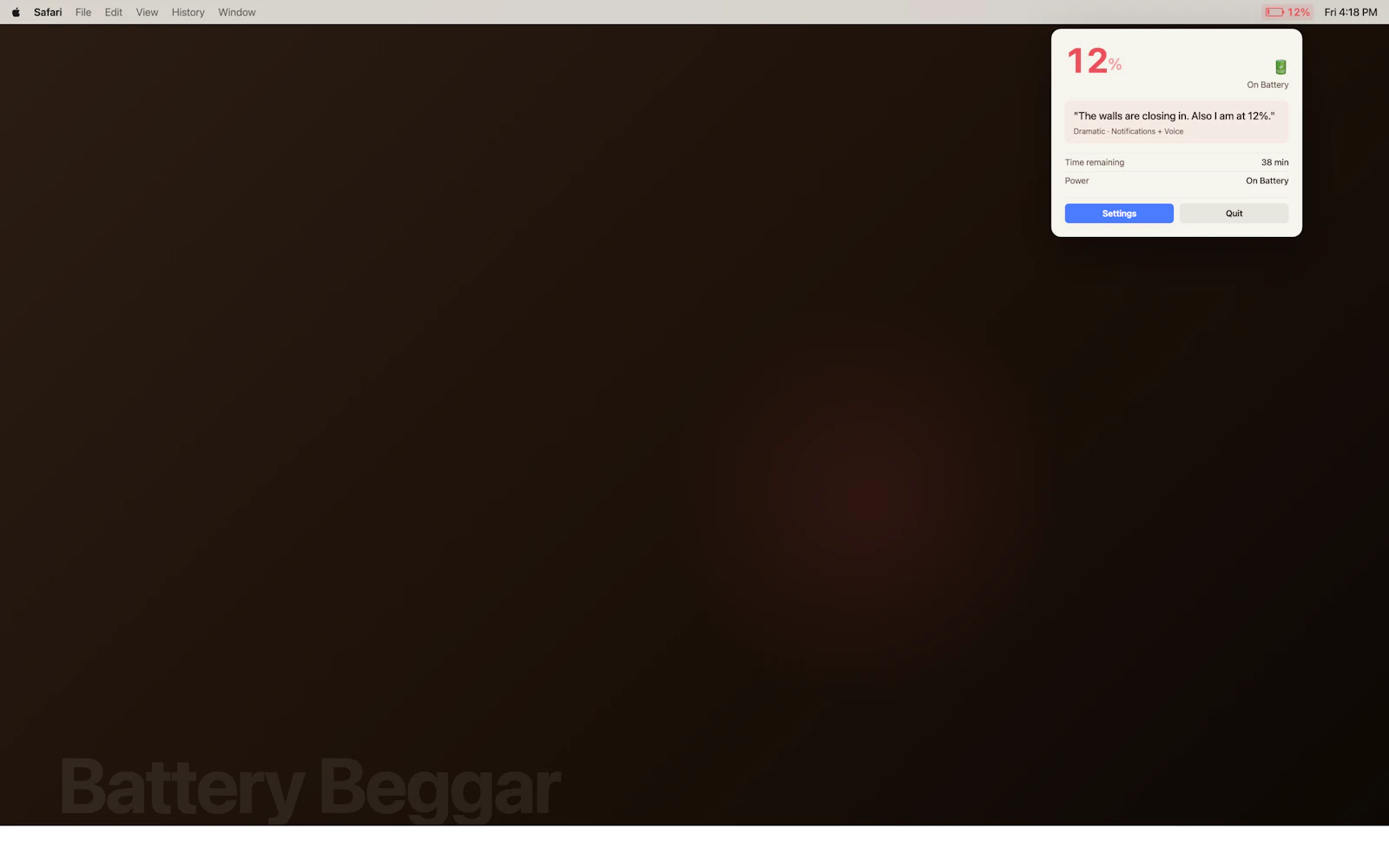 Battery Beggar screenshot 3