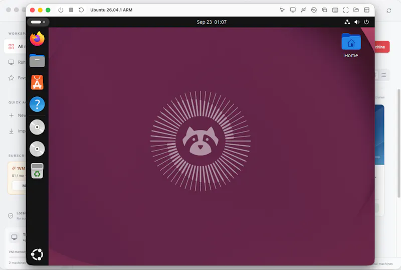1VM screenshot 2