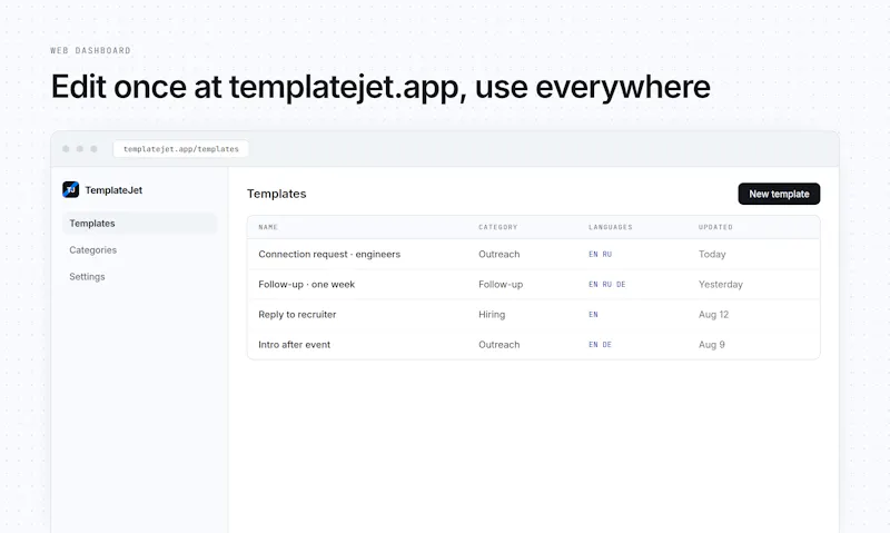 TemplateJet screenshot 6