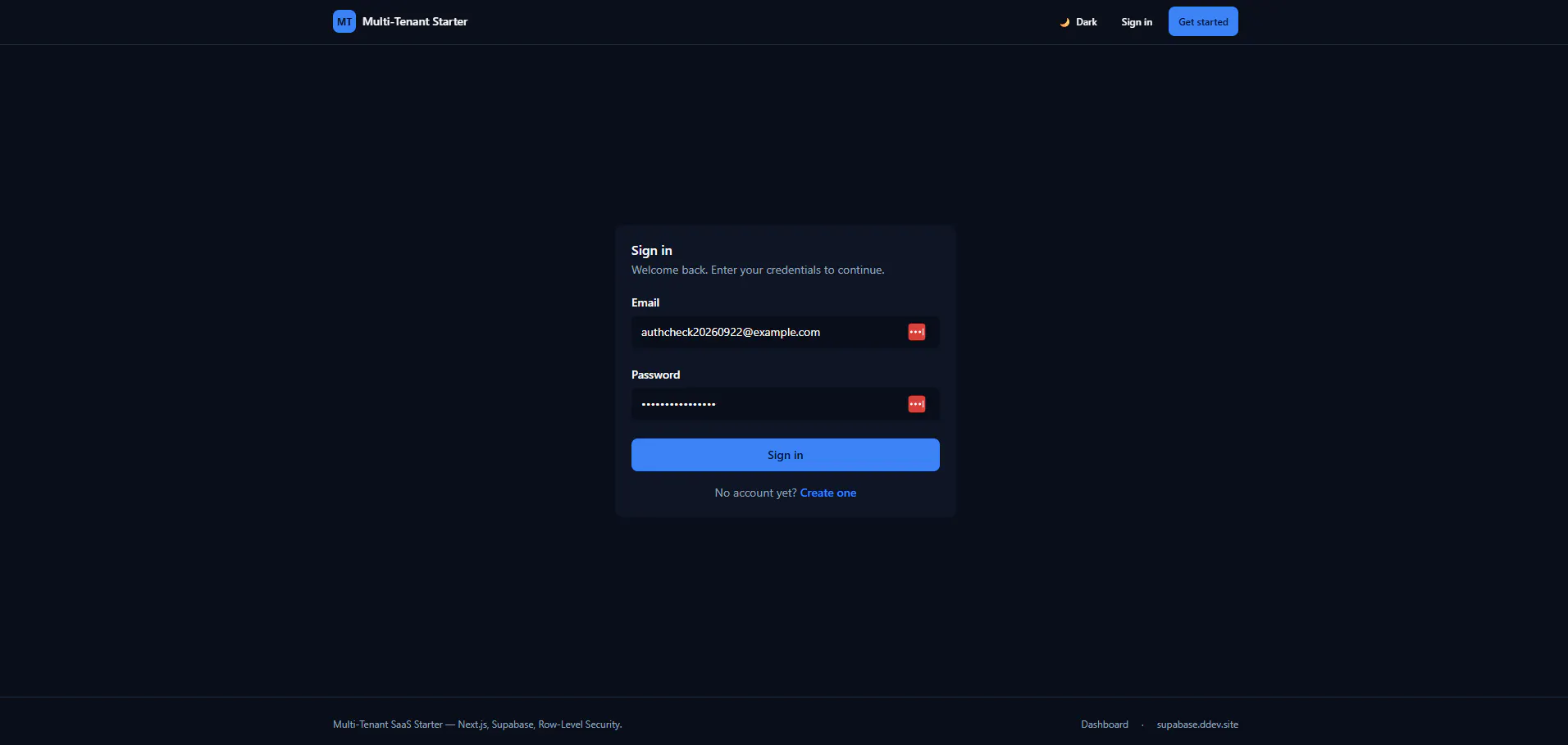  Supabase Multi-Tenant SaaS Next.js  gallery image