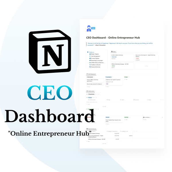 CEO Dashboard