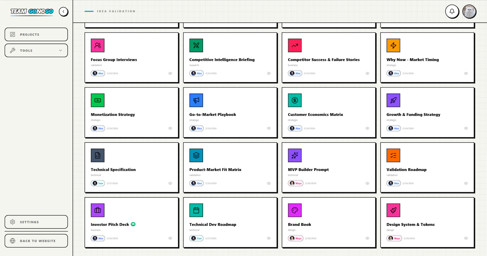 GoNoGo.team screenshot 6