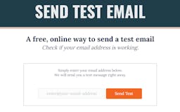 Send Test Email media 2