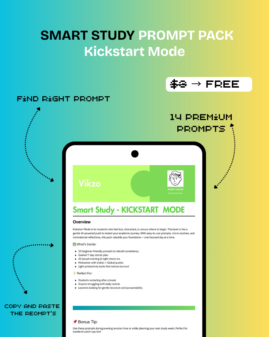 Smart Study | KICKSTART MODE logo