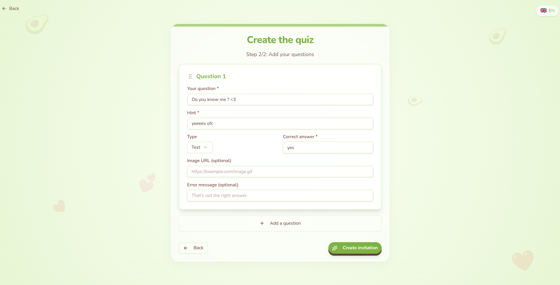 Valentine Day Invitation gallery image