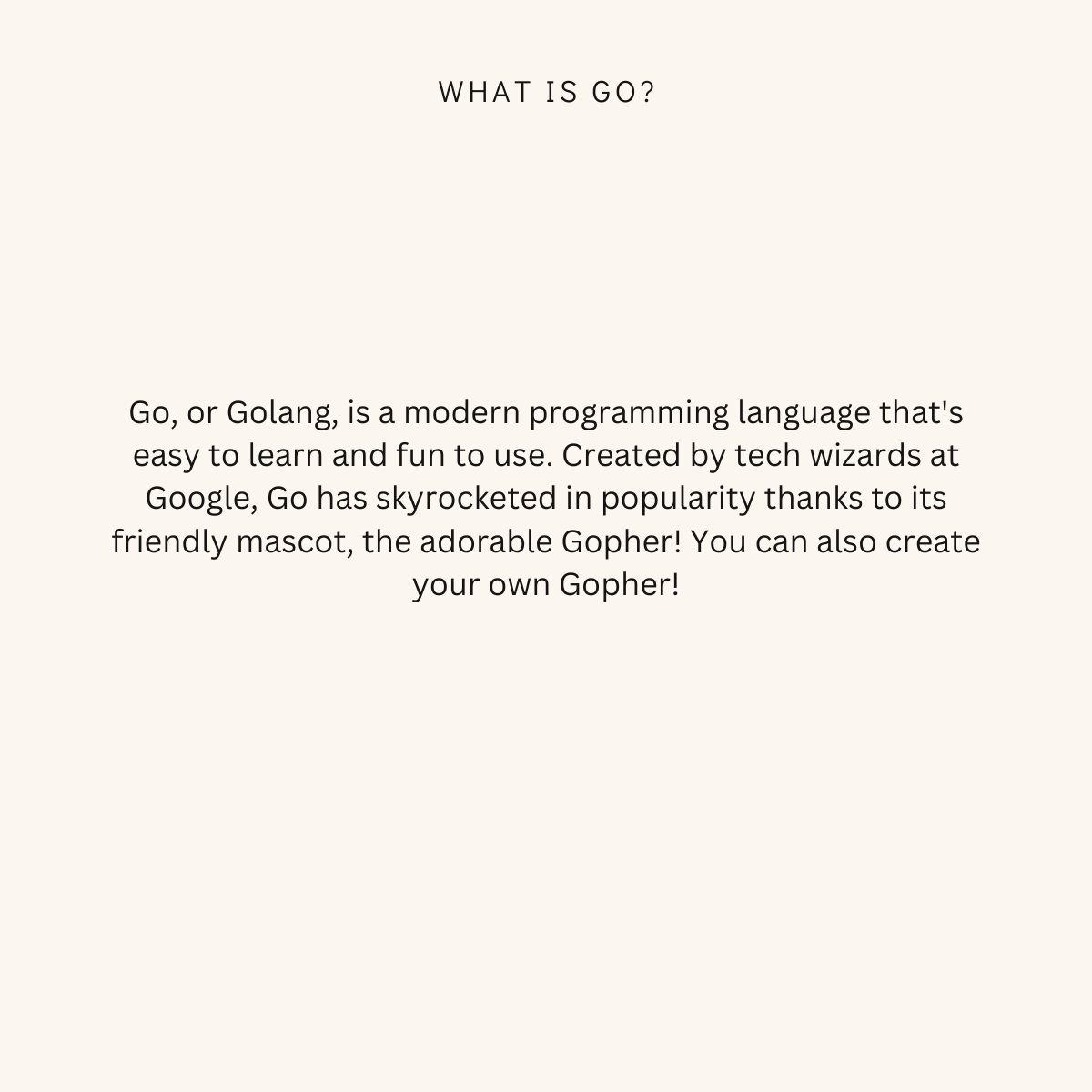 Geh CLI Abenteuer: 15-Tage-Bootcamp - Lernen Sie Go und erstellen Sie eine CLI -App, keine Codierungserfahrung, die benötigt wird Medien 2