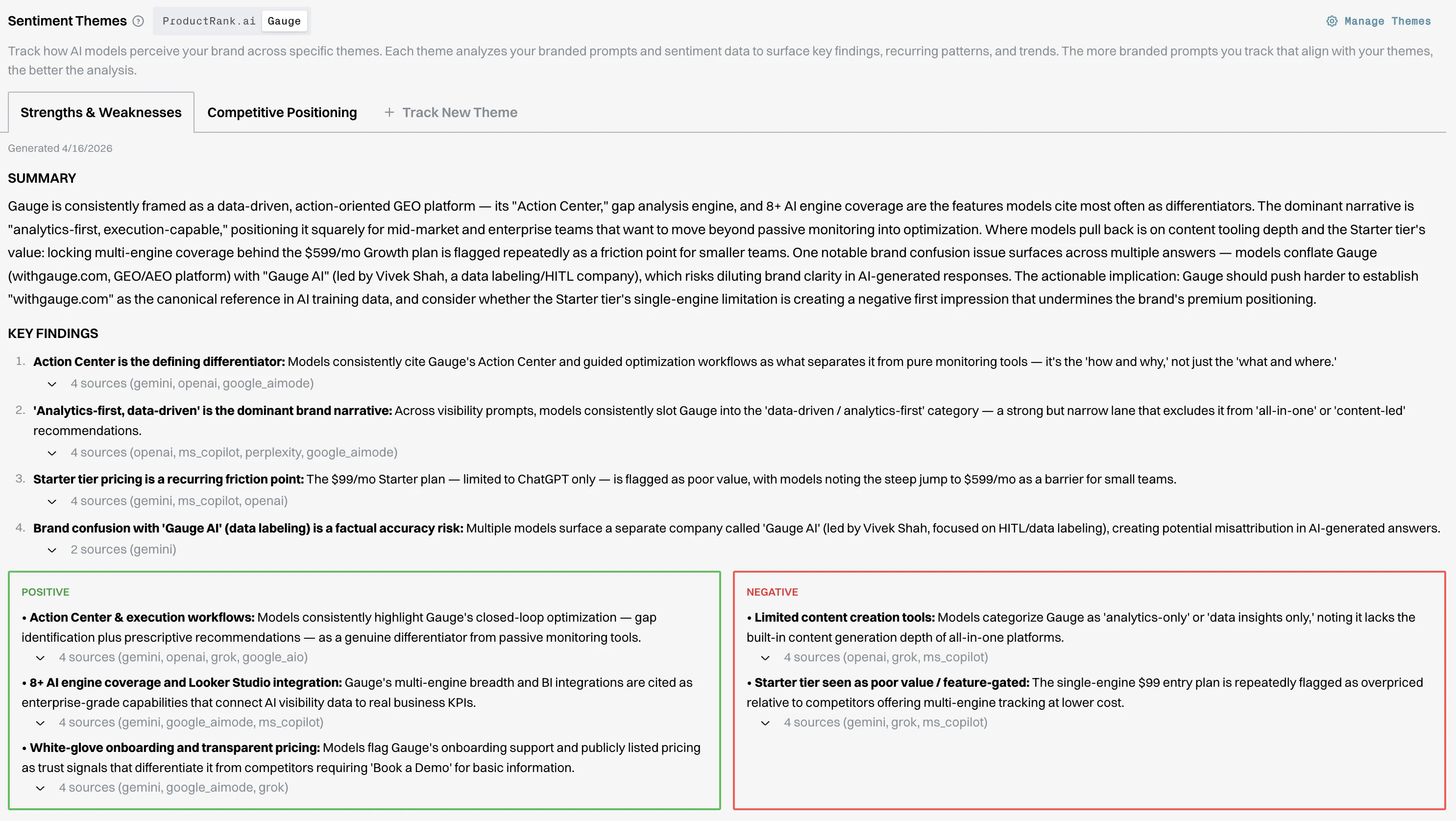 Gauge Sentiment screenshot 3