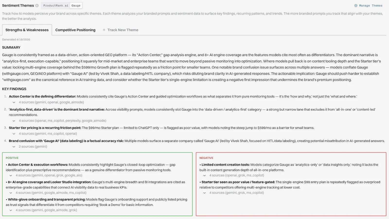 Gauge Sentiment screenshot 4