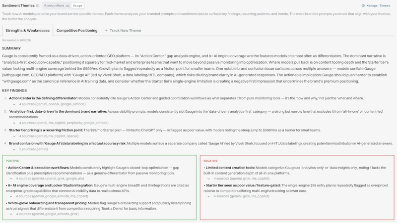 Gauge Sentiment screenshot 4