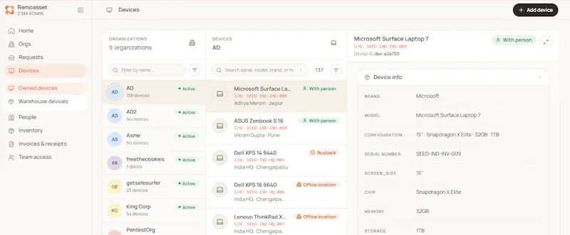 RemoAsset screenshot 3