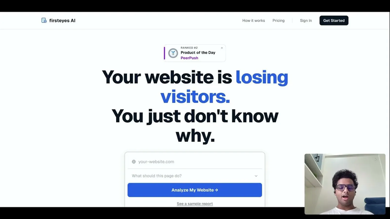 firsteyes AI screenshot 1 (video preview)
