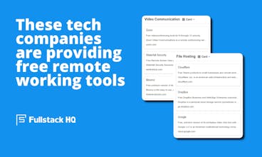 Free Remote Work Tools for COVID-19 gallery image