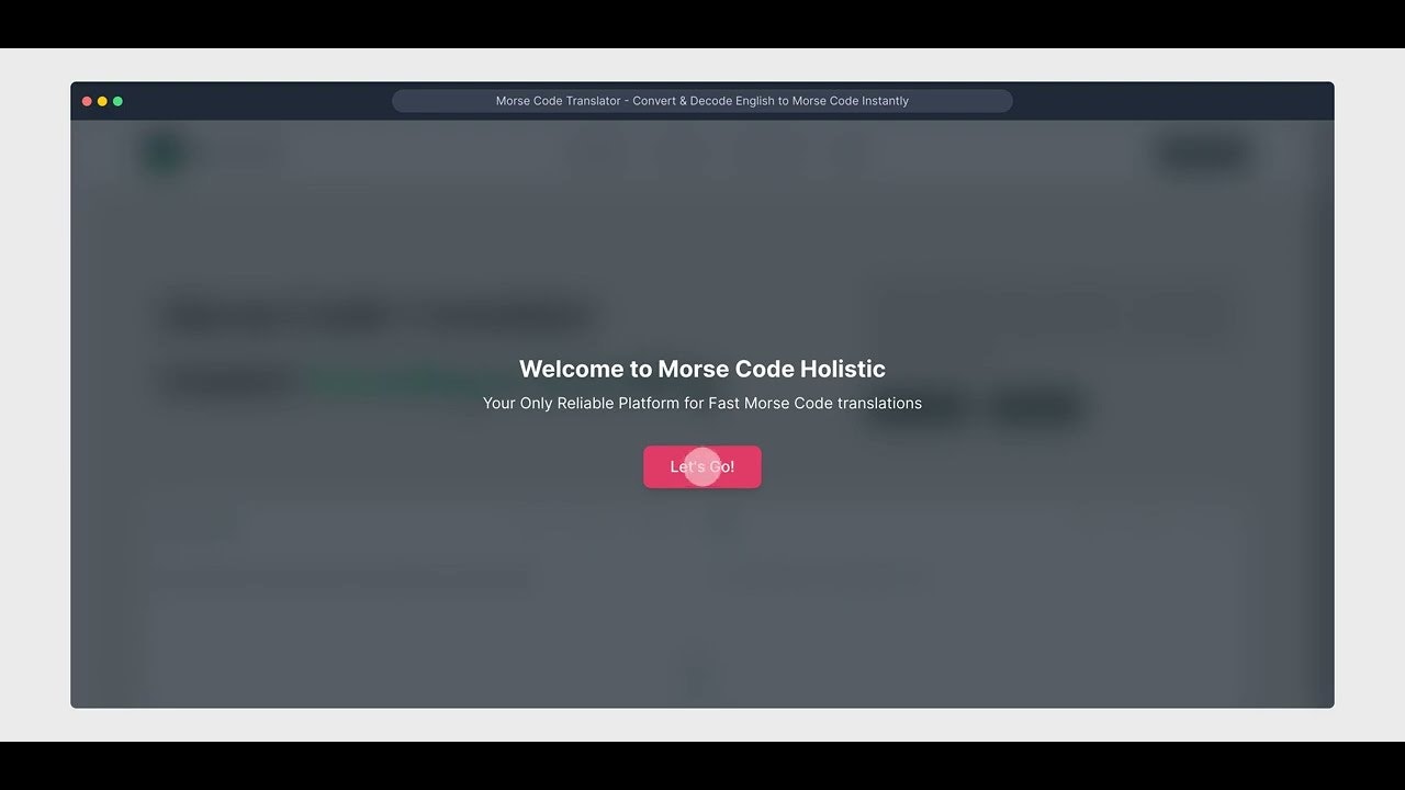 Morse Code Translator Chrome Extension gallery image