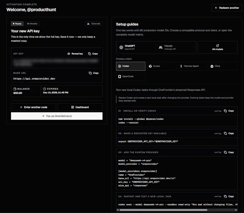OneProvider screenshot 3