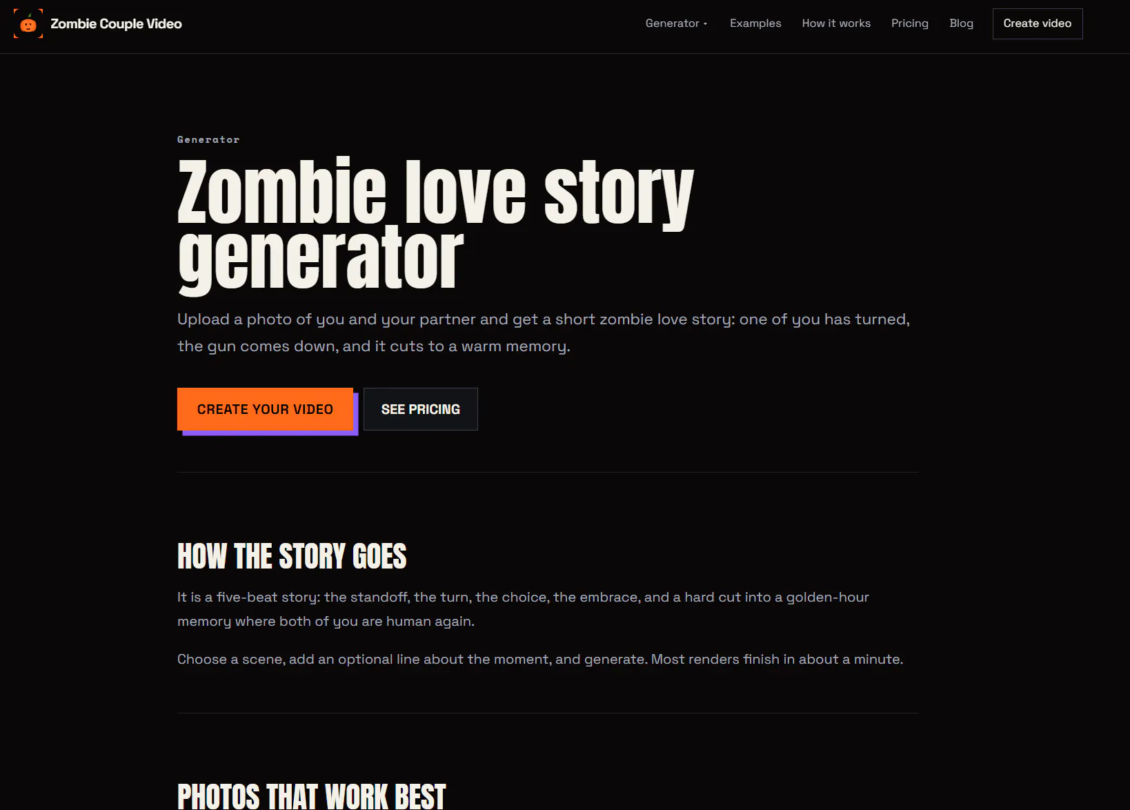 Zombie Couple Video Generator  gallery image