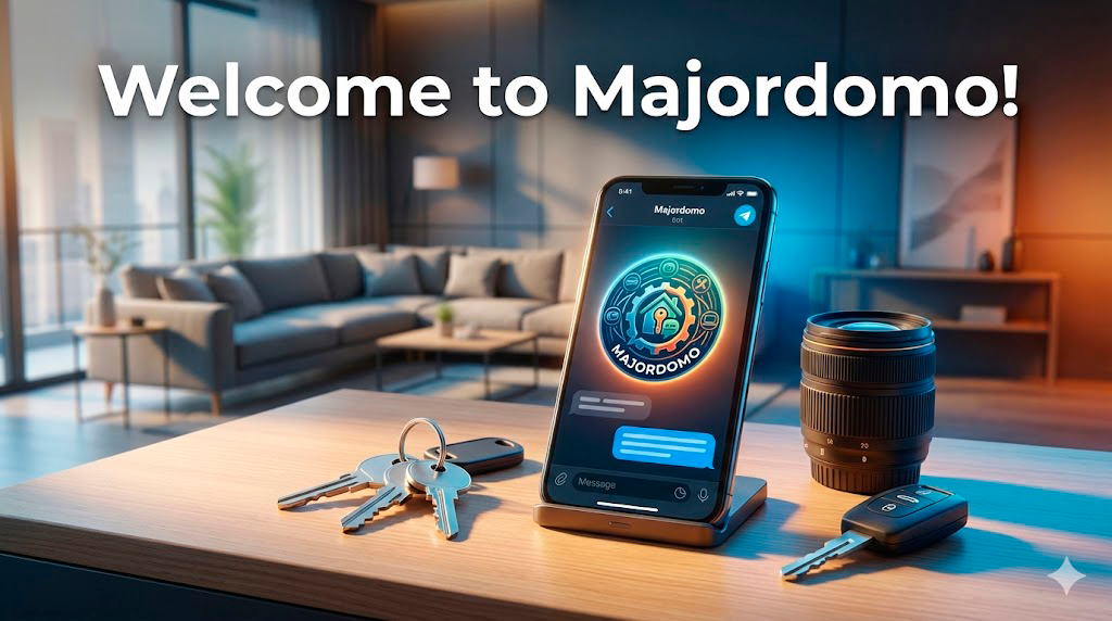 Majordomo - Main product screenshot demonstrating key features and user interface
