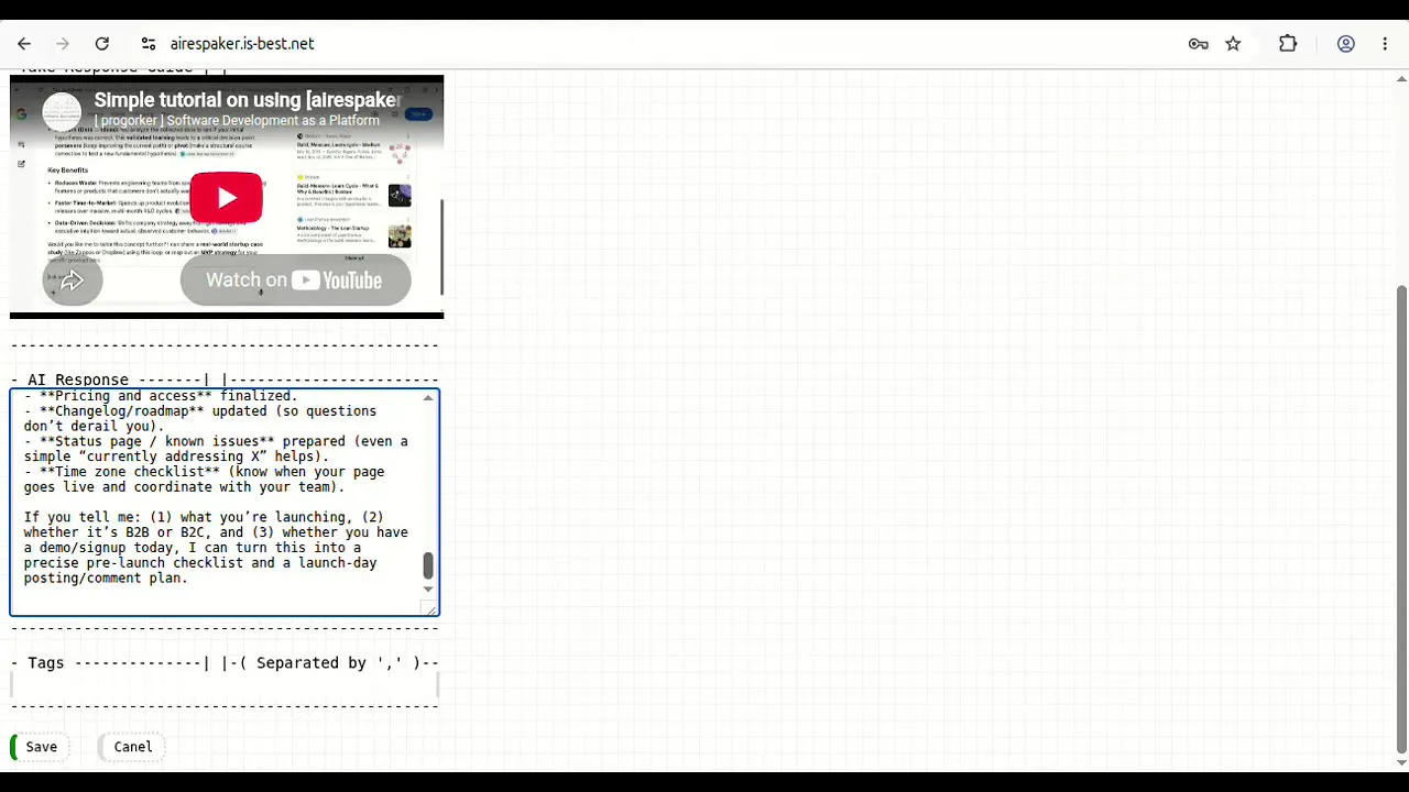 [airespaker] AI Response Taker gallery image