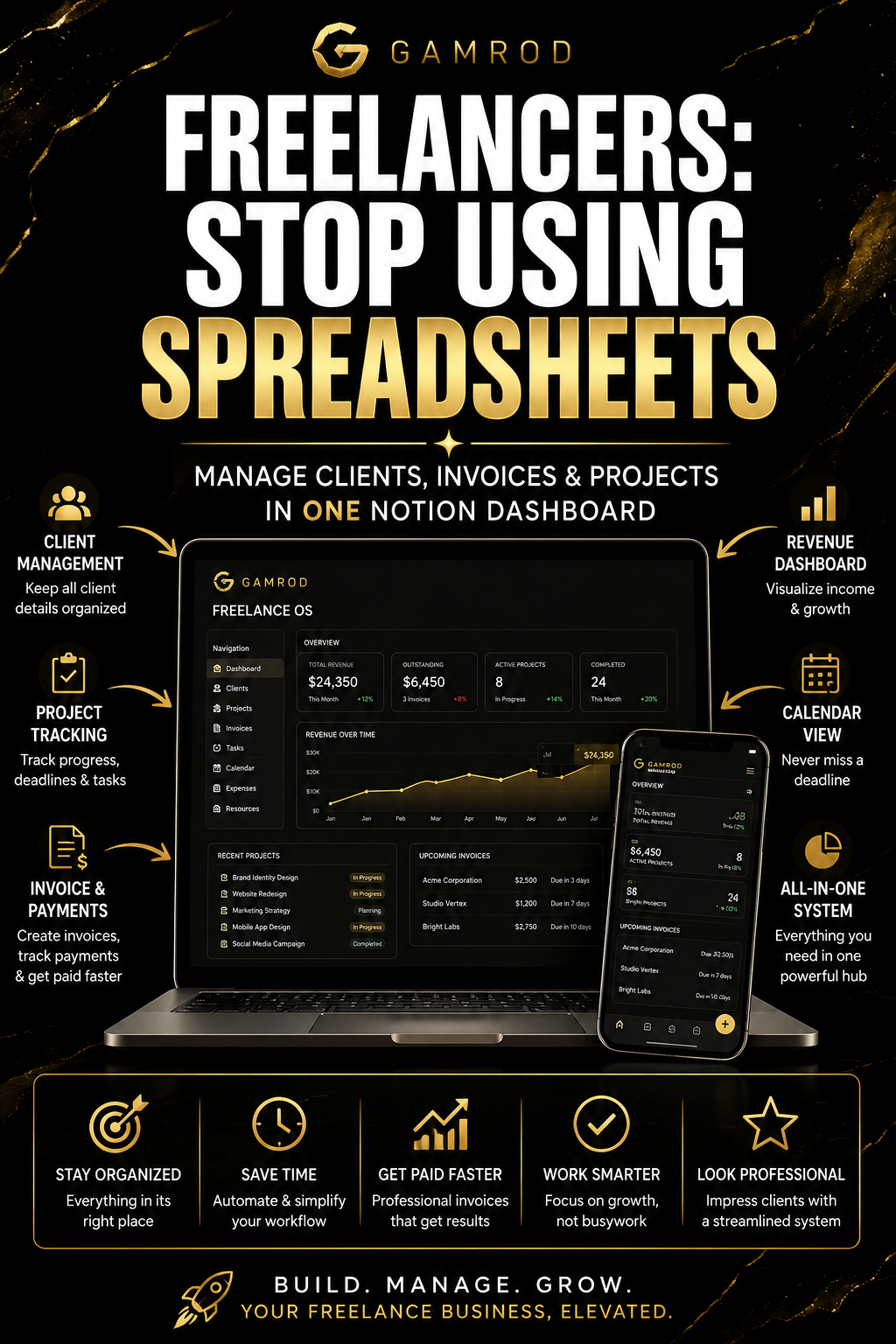 Freelancer OS: Notion Dashboard