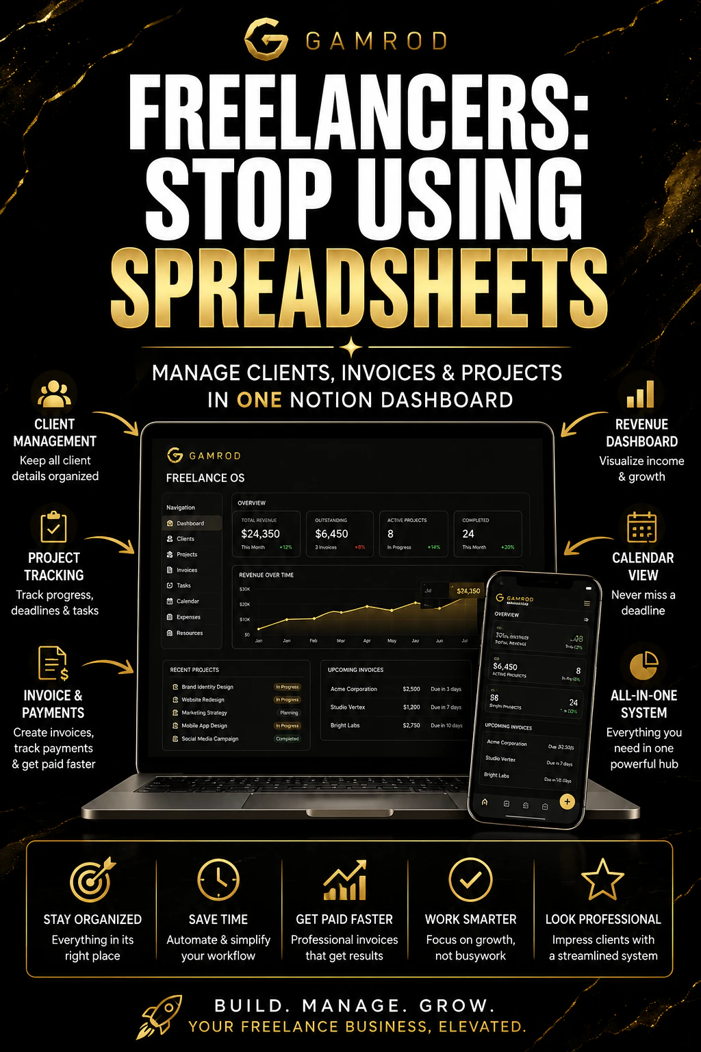 Freelancer OS: Notion Dashboard