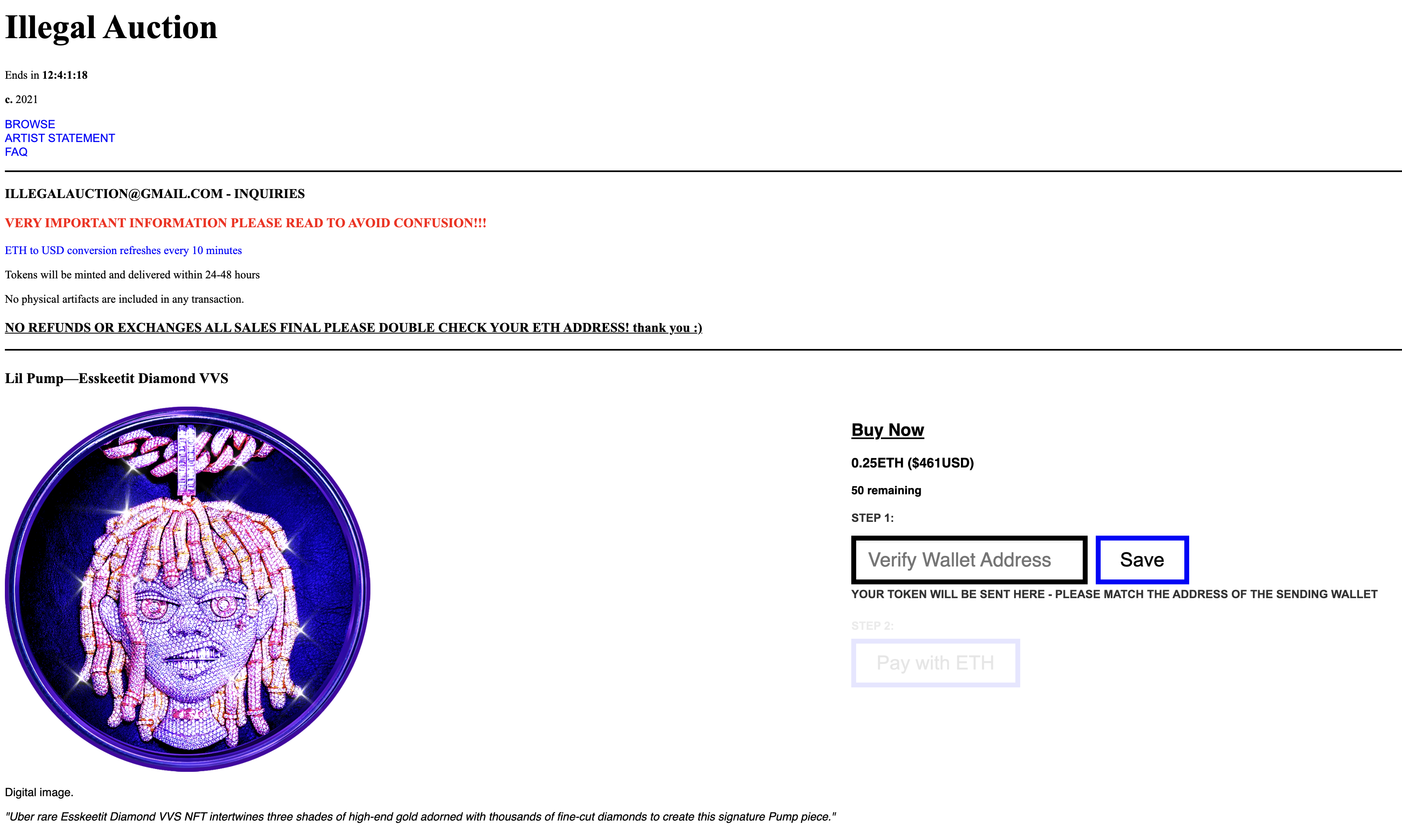 Illegal Auction gallery image