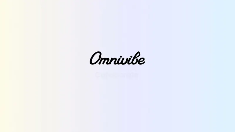 OmniVibe screenshot 1 (video preview)