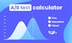A/B Test significance calculator image