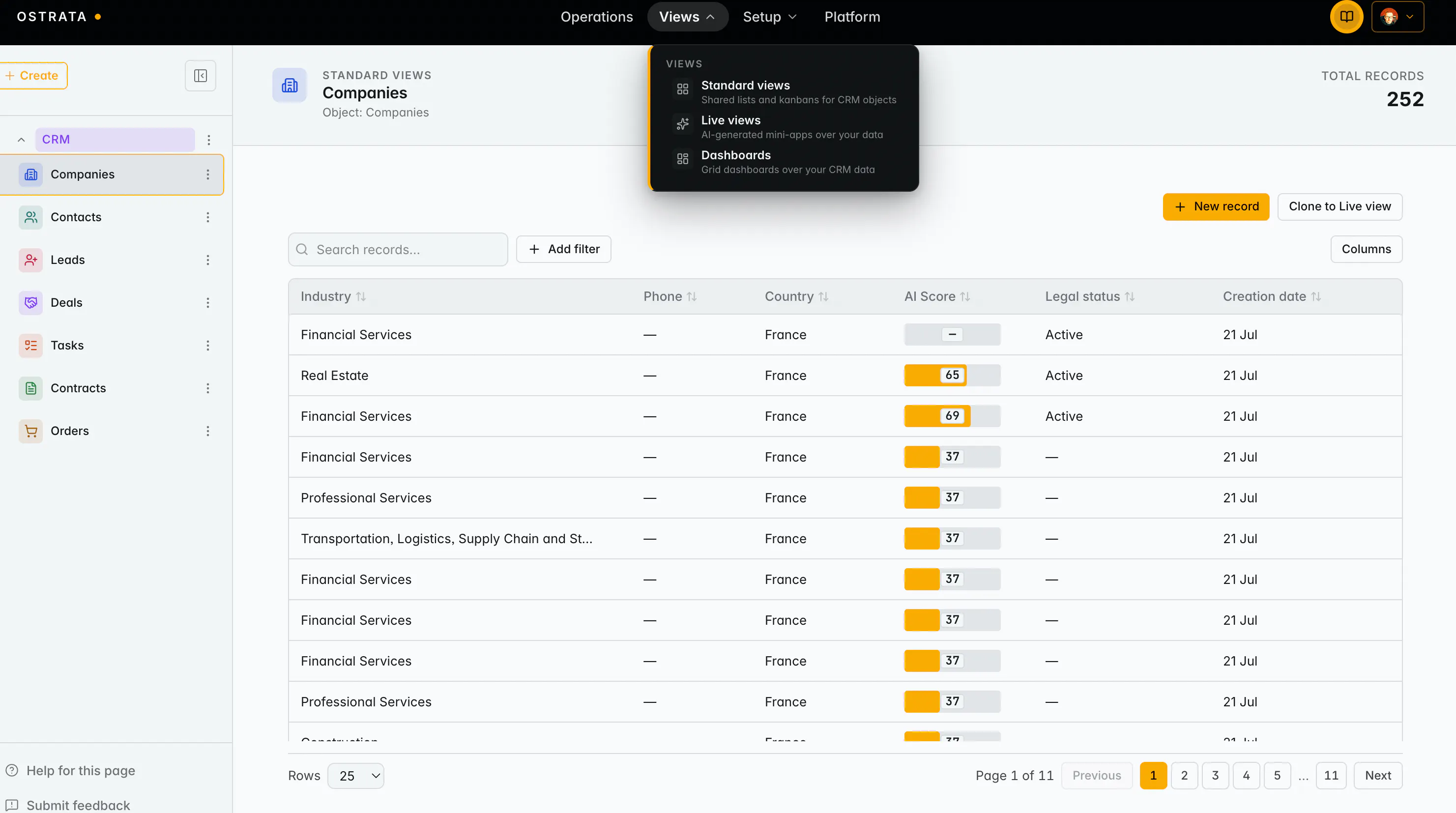 OSTRATA AI CRM gallery image