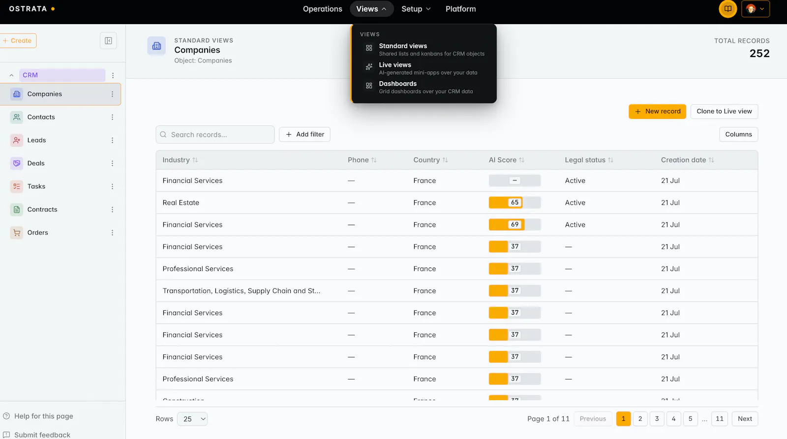 OSTRATA AI CRM screenshot 7