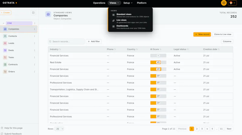 OSTRATA AI CRM screenshot 7