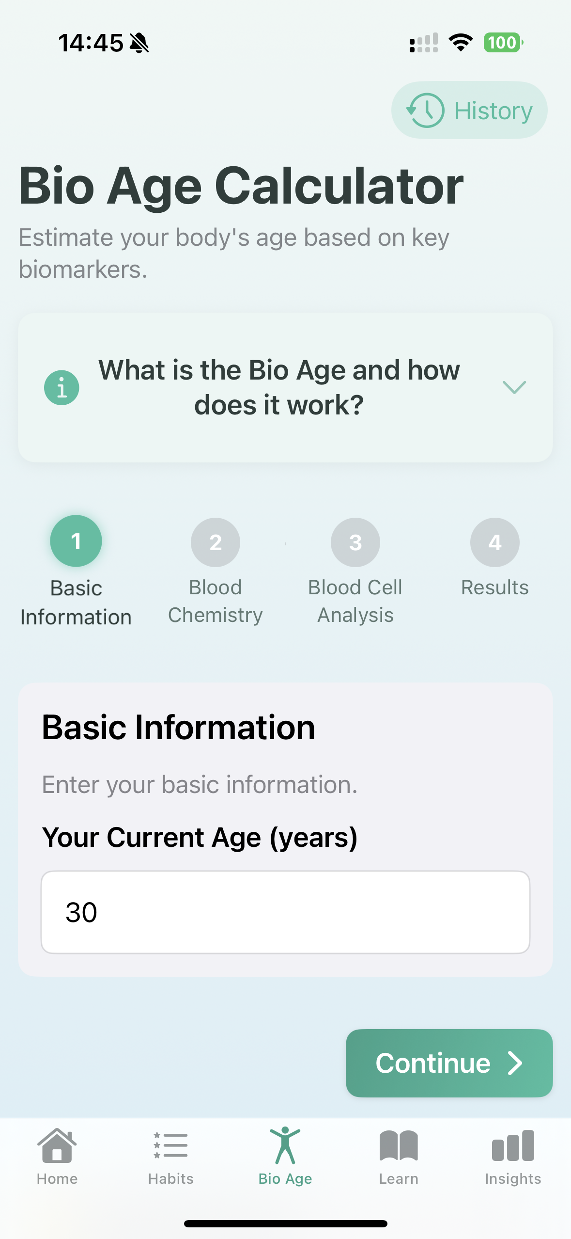 Média Longévité - Suivez votre score de longévité et votre âge biologique 2
