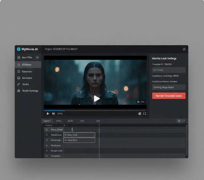MyMovie AI - Screenshot 3 showing product features and functionality
