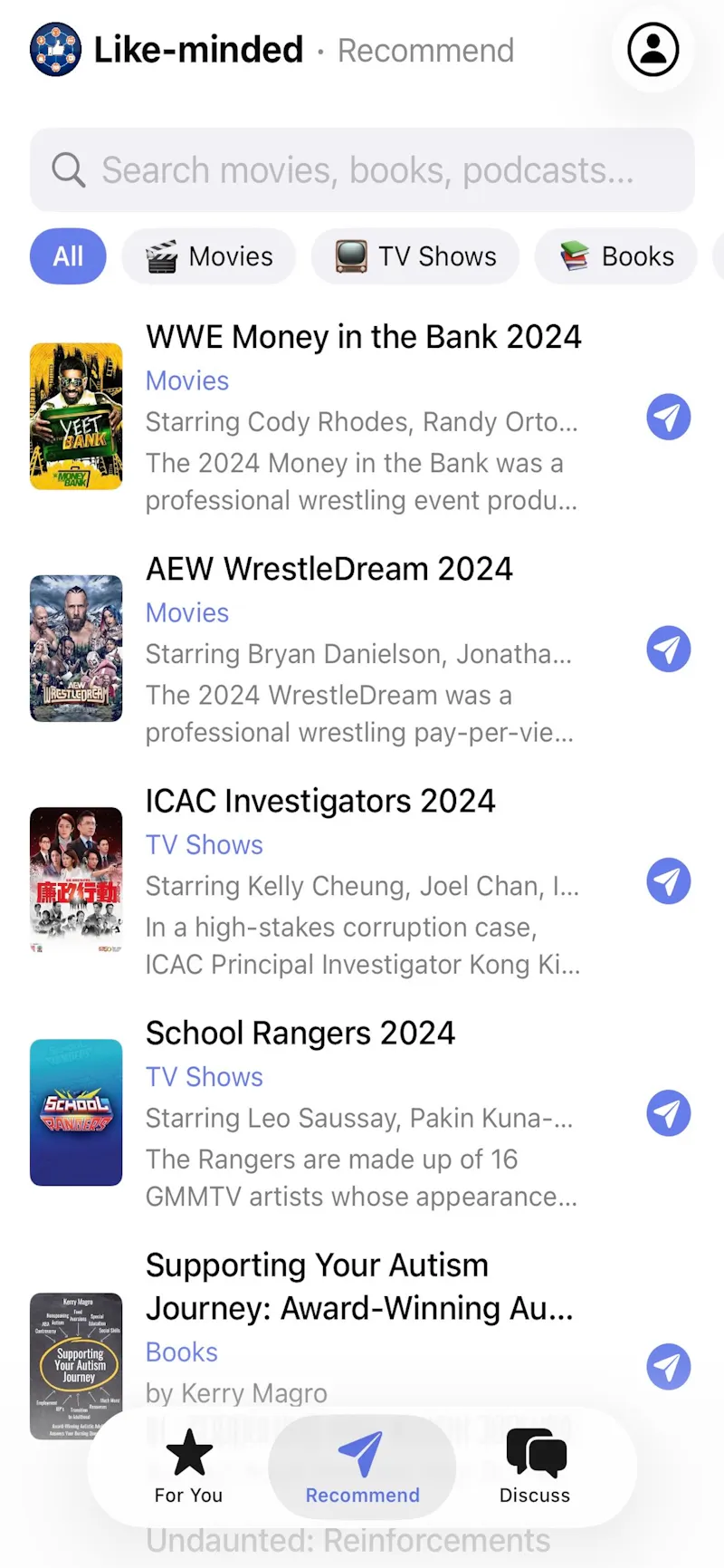 Like-minded App screenshot 3
