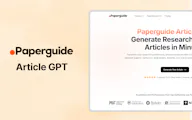 Paperguide Article GPT