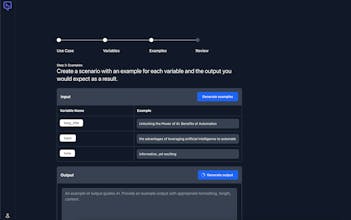 AI-assisted prompt builder gallery image
