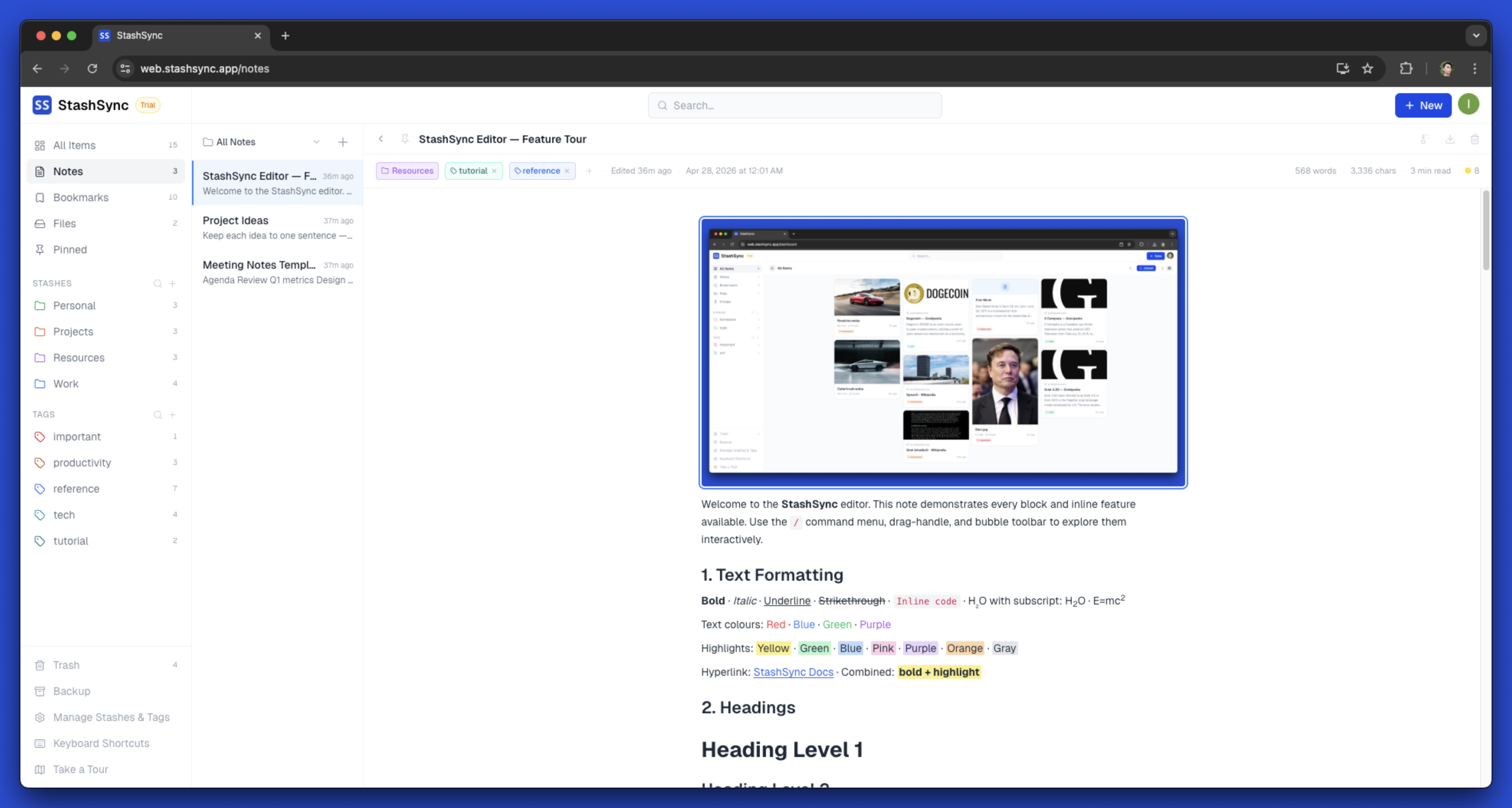 StashSync.app gallery image