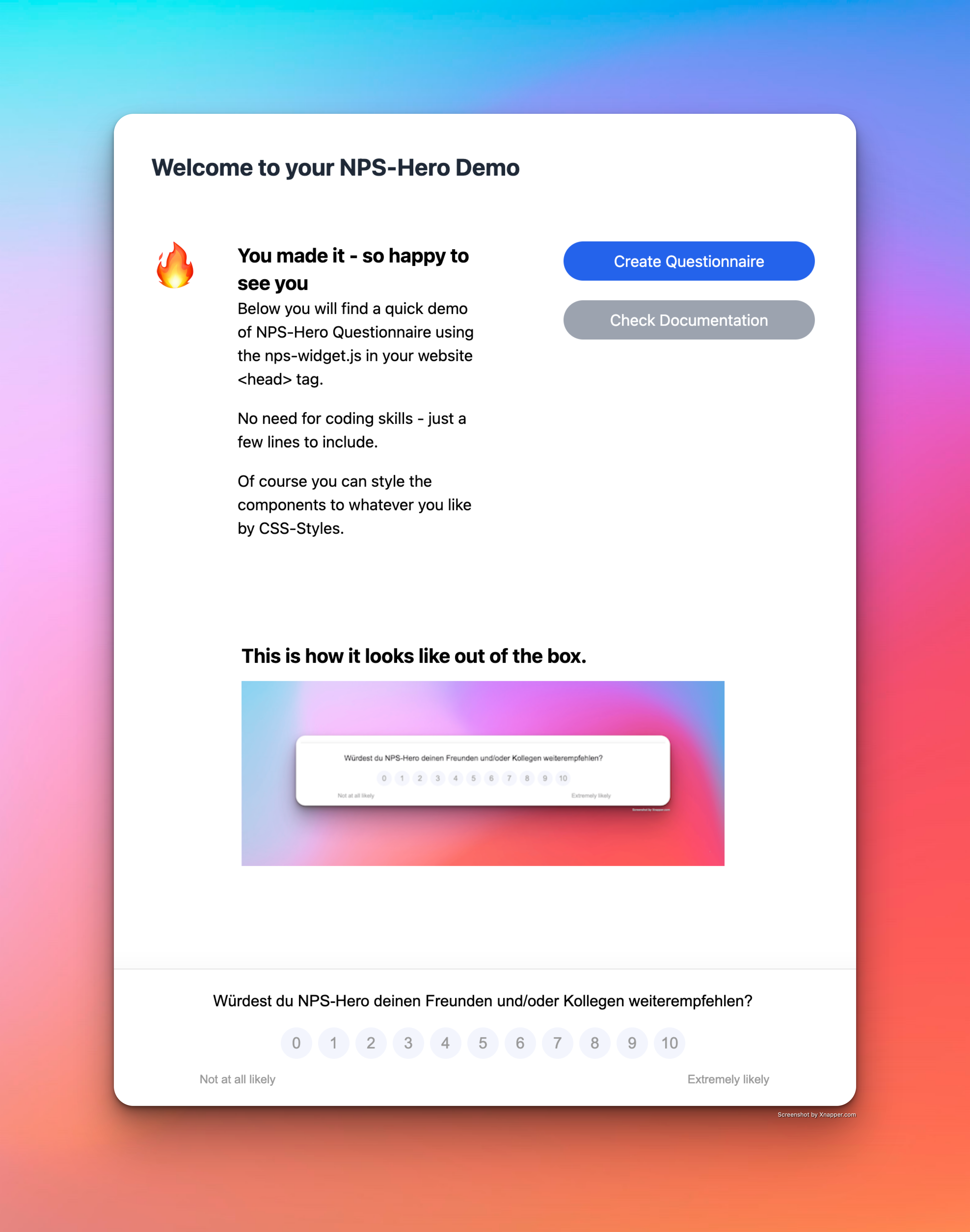 NPS-Hero - NPS (Net Promoter Score)는 몇 분 안에 사용할 준비가되었습니다. 미디어 3