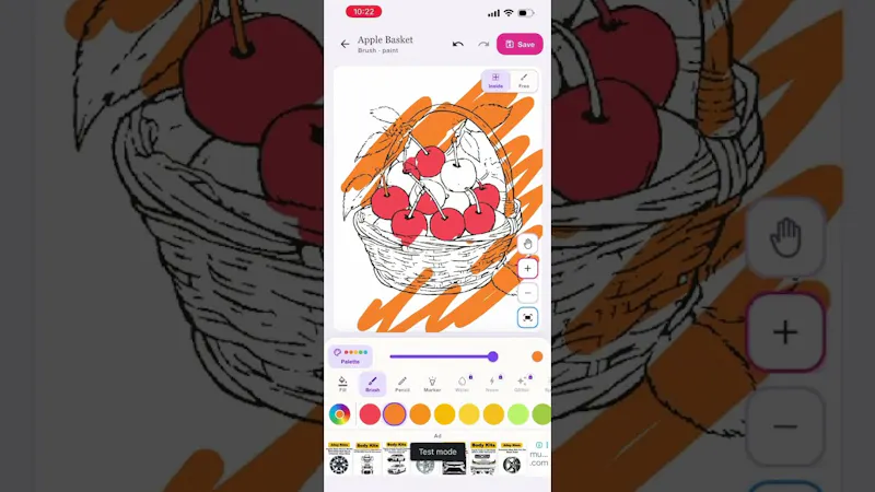 ColorDood - Halal Coloring Game screenshot 1 (video preview)