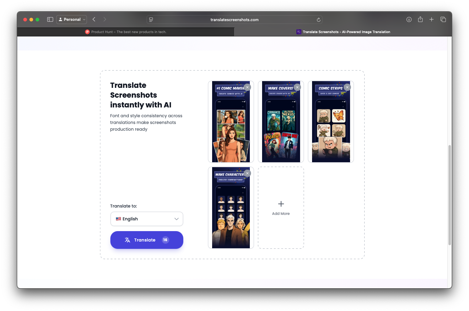 Translate Screenshots gallery image