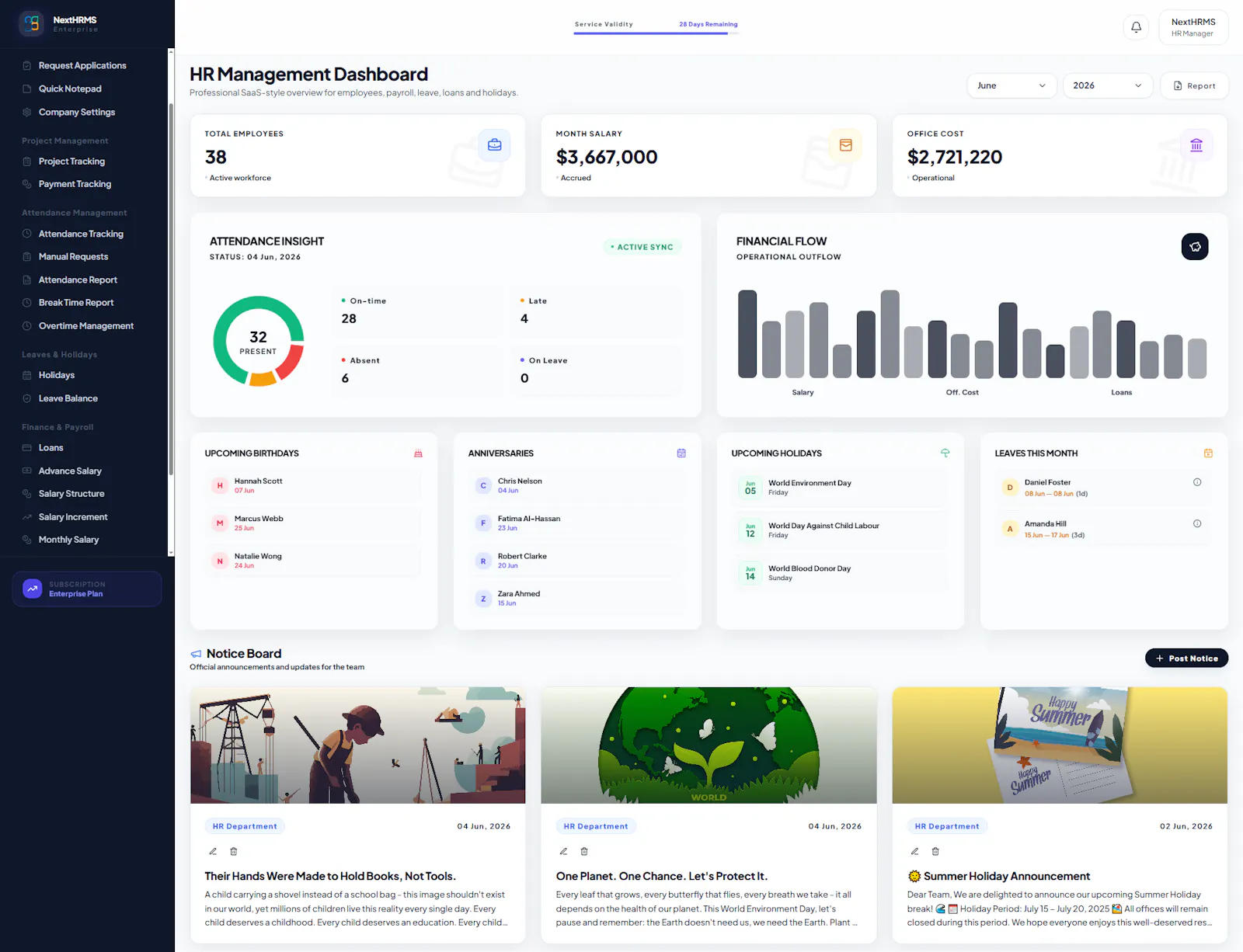 NextHRMS screenshot 4