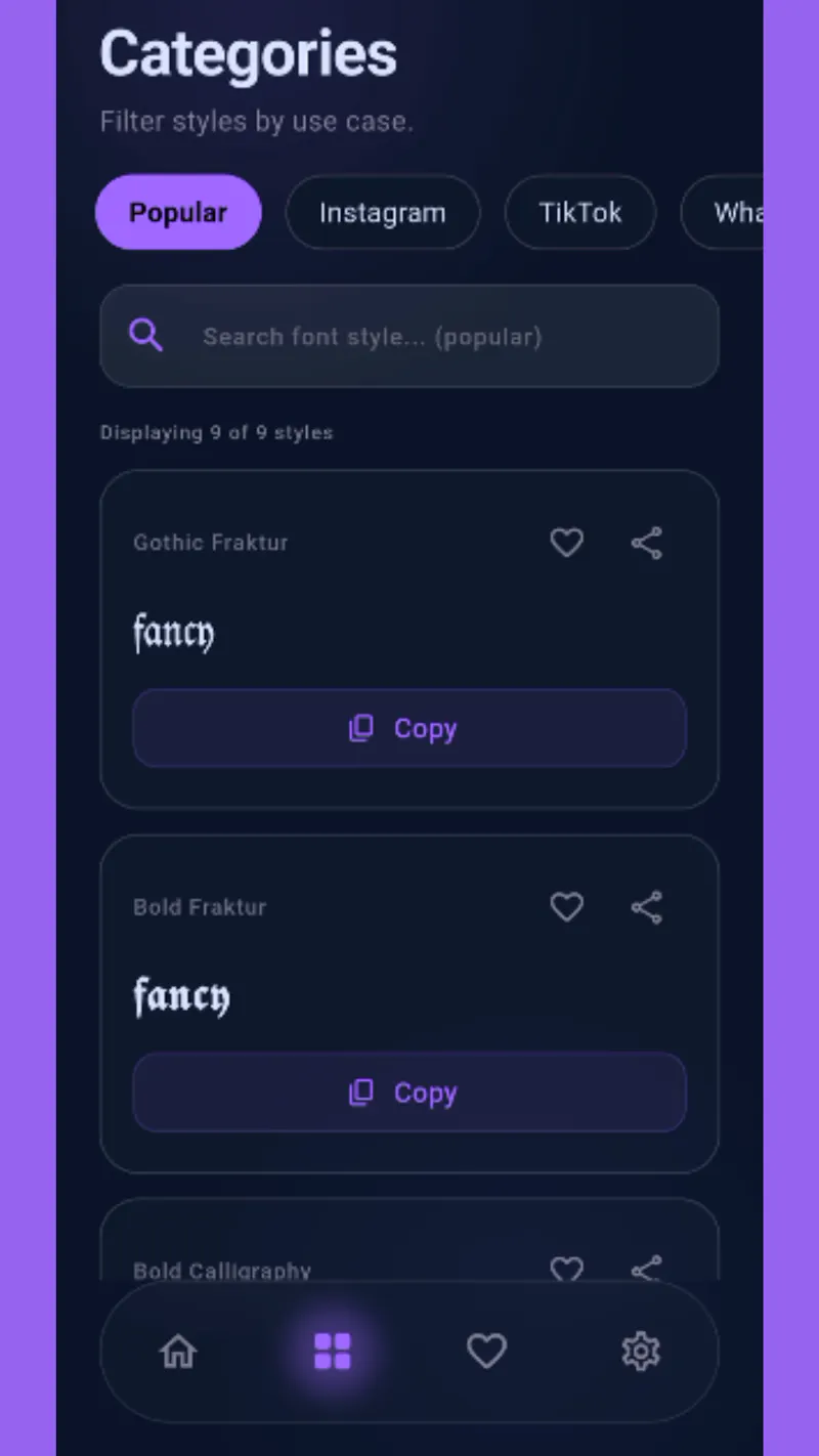 Gerador De Letras Diferentes screenshot 4