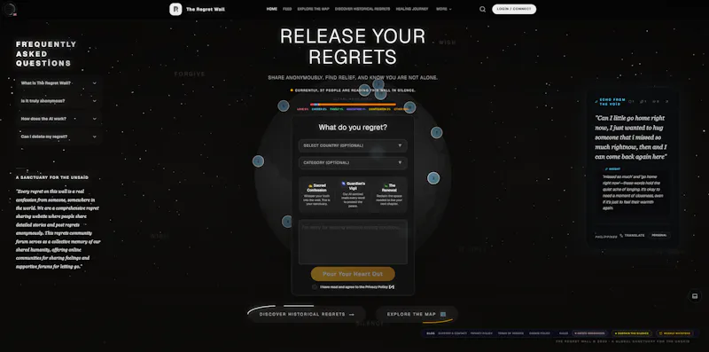 The Regret Wall screenshot 2