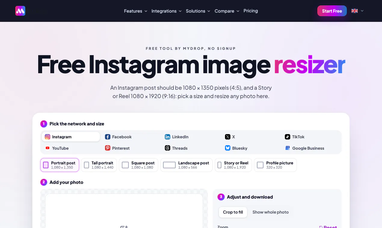 Instagram Image Resizer gallery image