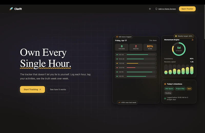Clarift screenshot 2