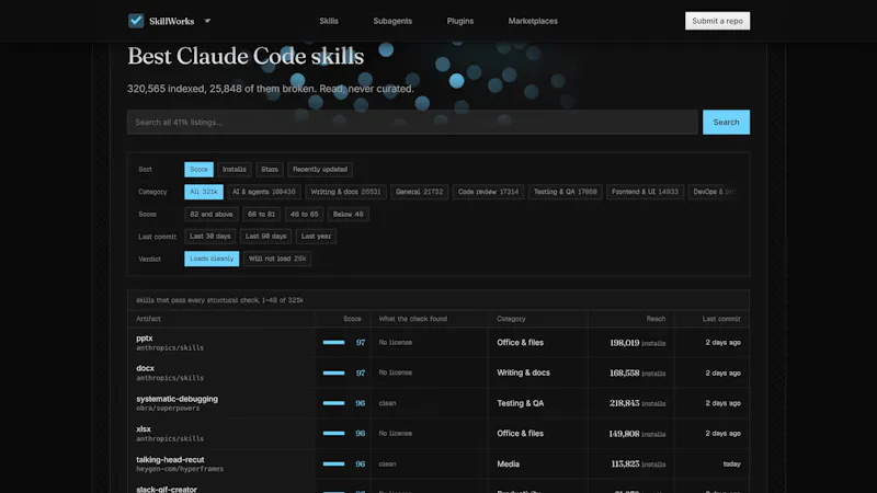SkillWorks screenshot 2
