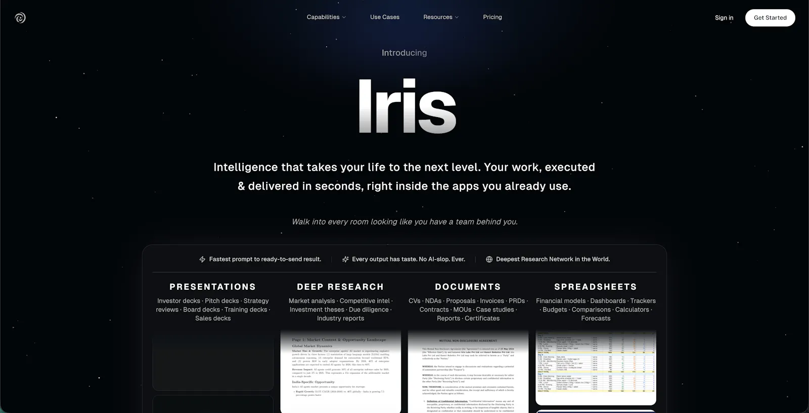 Iris Intelligence screenshot 2