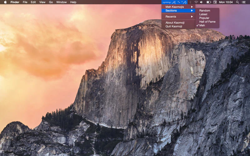 Kaomoji for Mac Image