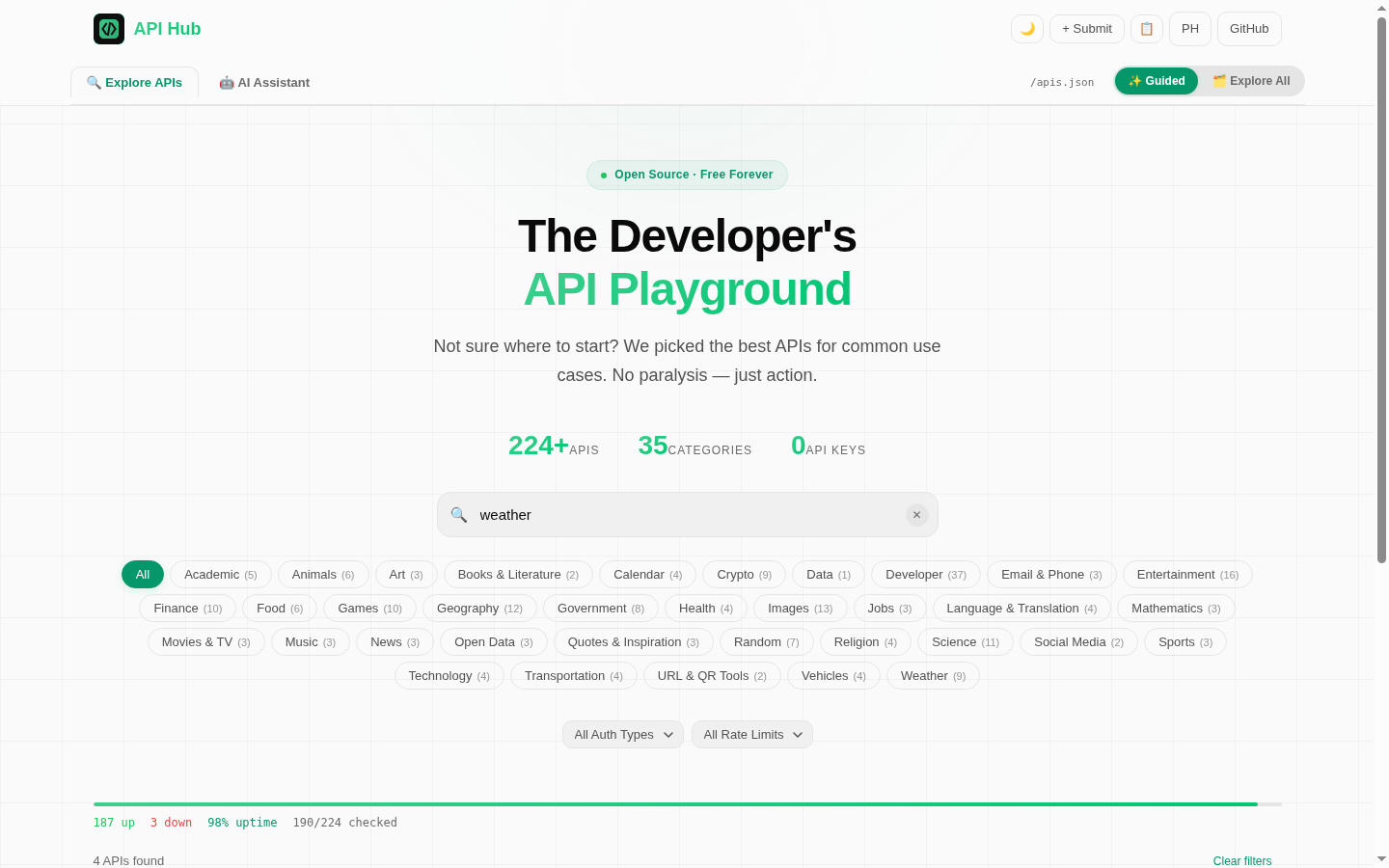 Free API Hub gallery image