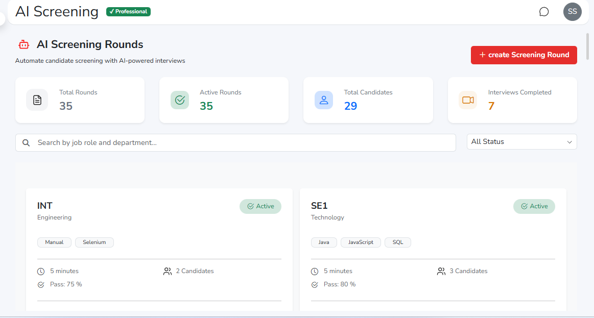 Acelucid AI Screening  - Screenshot 2 showing product features and functionality
