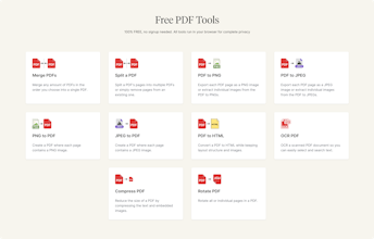 PDF.ai Free tools gallery image