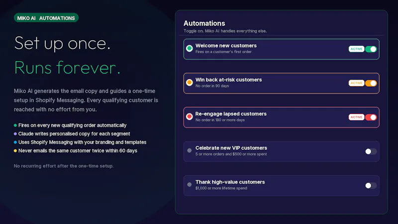 Miko AI - Shopify App screenshot 2